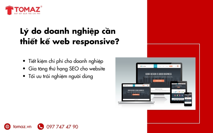Lý do doanh nghiệp cần thiết kế web responsive