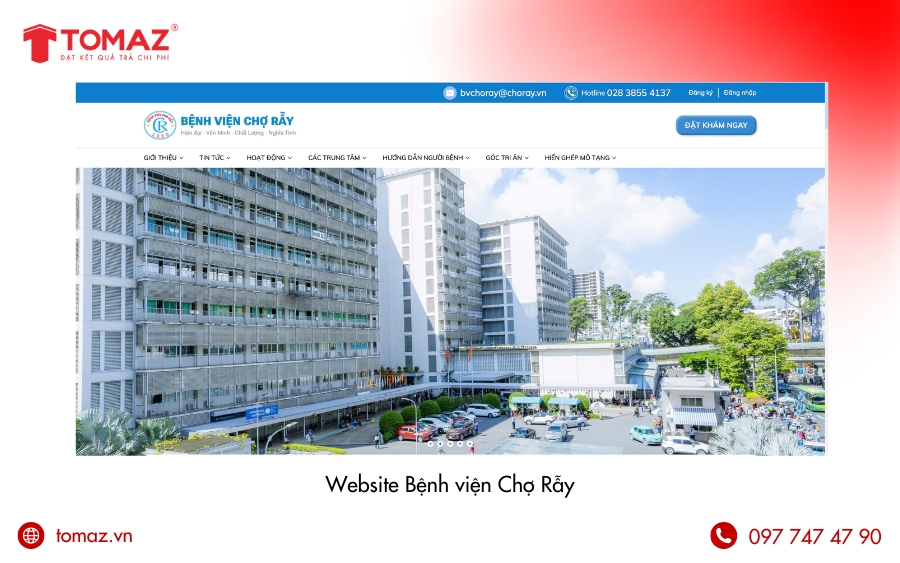 Mẫu thiết kế website bệnh viện – phòng khám nổi bật