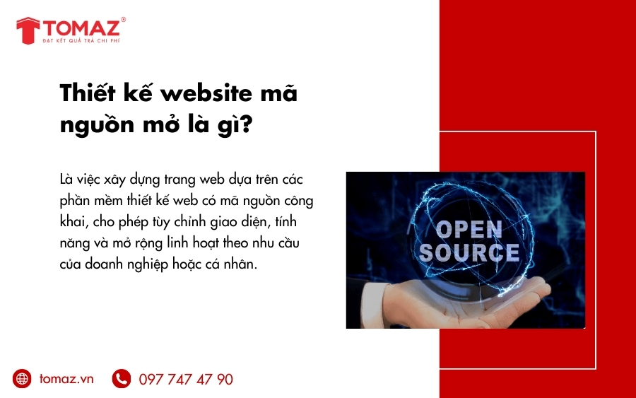 Thiết kế website mã nguồn mở là gì?