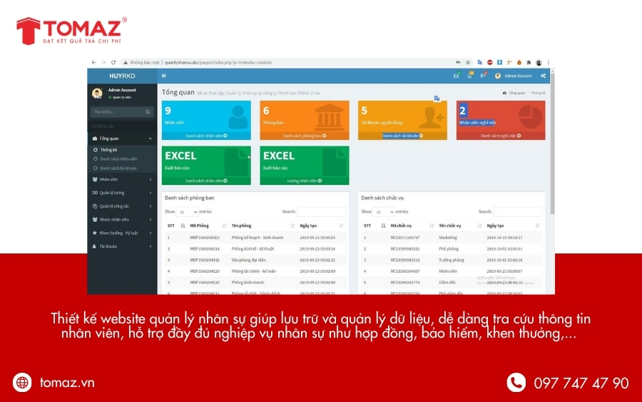 Lợi ích khi thiết kế website quản lý nhân sự cho doanh nghiệp