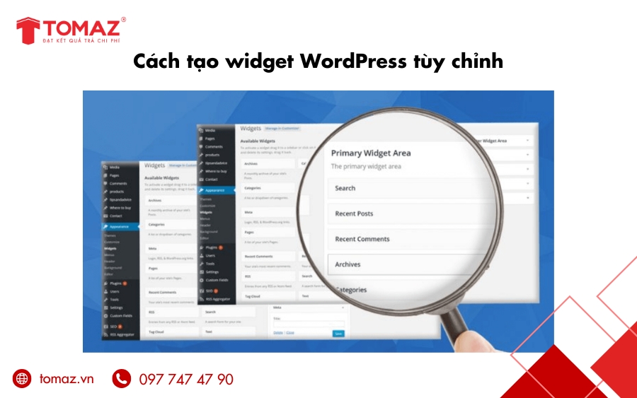 Cách tạo widget WordPress tùy chỉnh chuyên nghiệp