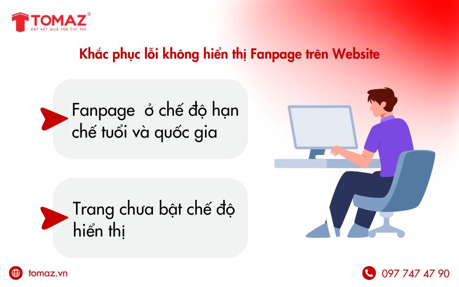 Một số lỗi phổ biến khi gắn fanpage vào website