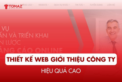 Thiết kế website giới thiệu công ty, doanh nghiệp mang lại hiệu quả cao