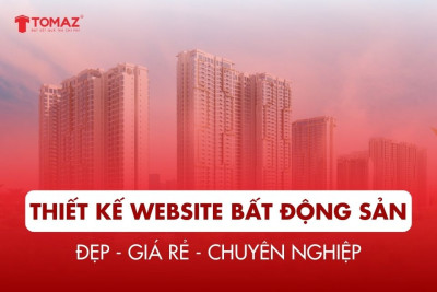 Thiết kế website bất động sản đẹp, giá rẻ, chuyên nghiệp