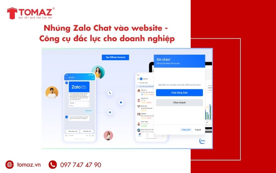 Nhúng zalo chat vào website - Công cụ đắc lực cho doanh nghiệp