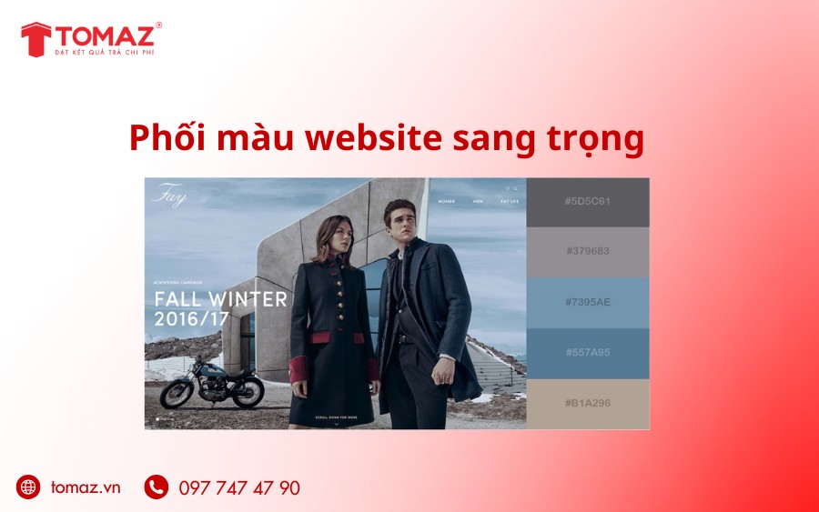 Phối màu website 7