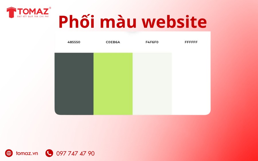 Phối màu website 3