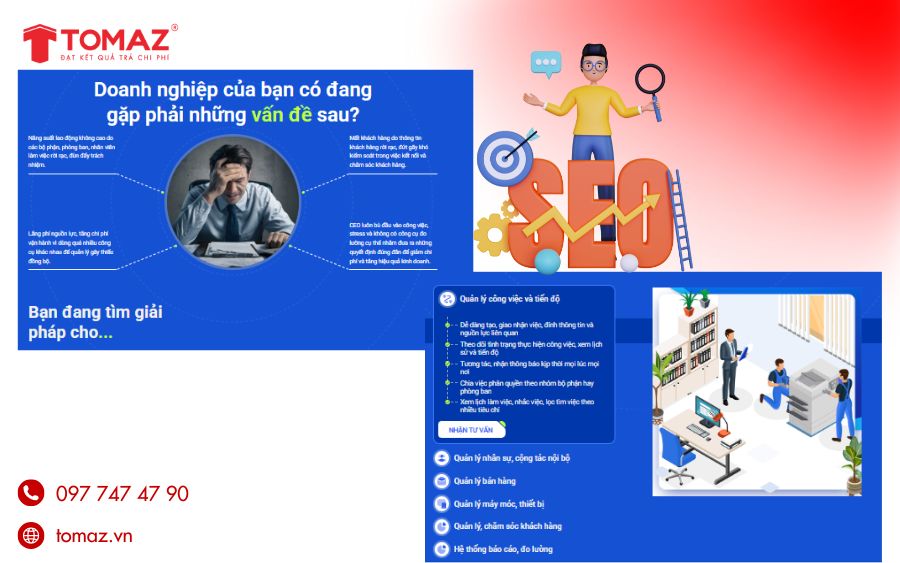 Mẫu web giới thiệu công ty Zinwork