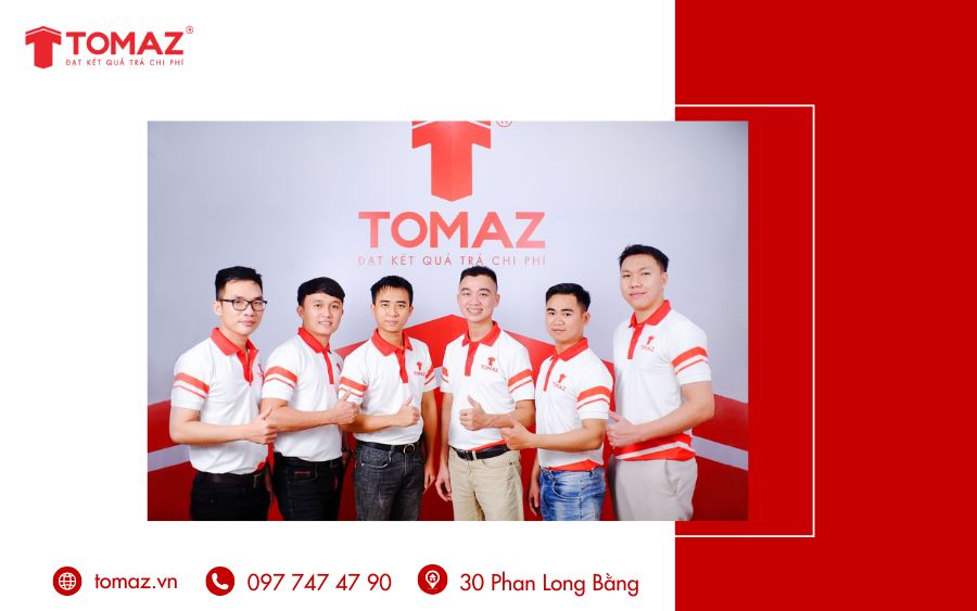 Liên hệ Tomaz để có thiết kế web giới thiệu công ty dành riêng cho thương hiệu của bạn!