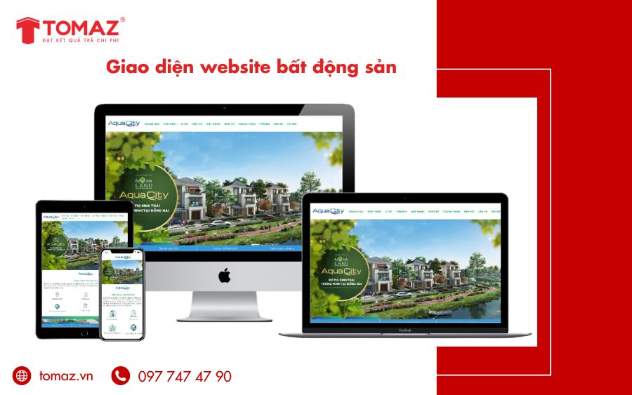 Thiết kế website bất động sản - Yếu tố “sống còn” trong kinh doanh