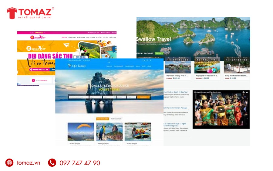 Mẫu thiết kế website du lịch 8