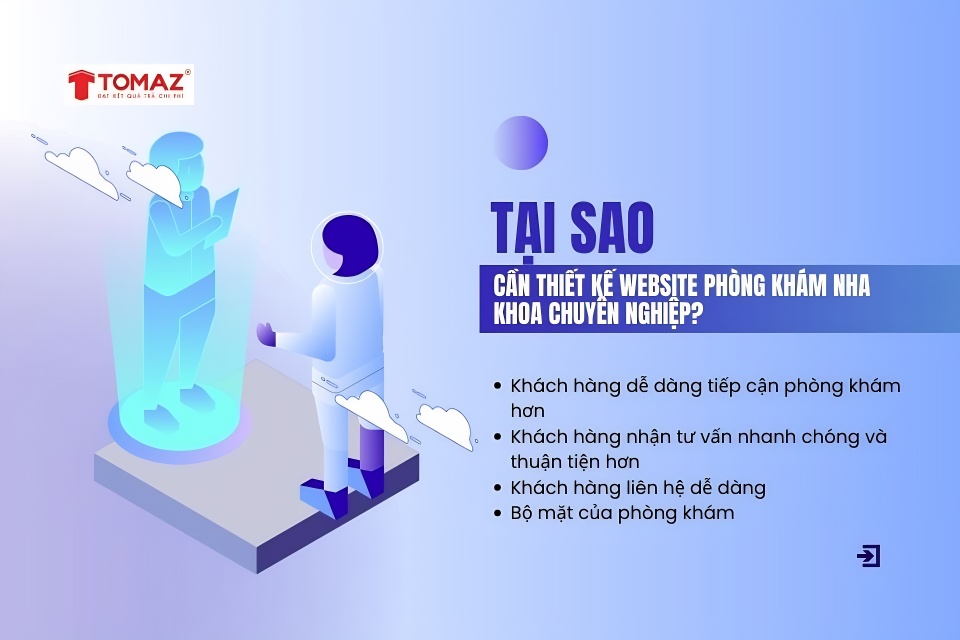 Thiết kế website phòng khám nha khoa chuyên nghiệp tại TOMAZ