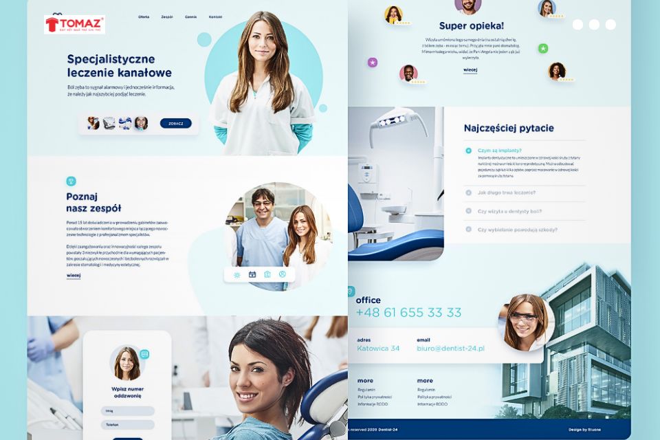  Mẫu thiết kế website phòng khám nha khoa 3