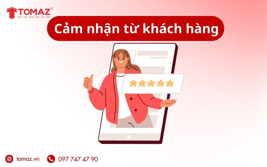 Cảm nhận của khách hàng khi sử dụng dịch vụ thiết kế website nội thất tại TOMAZ.