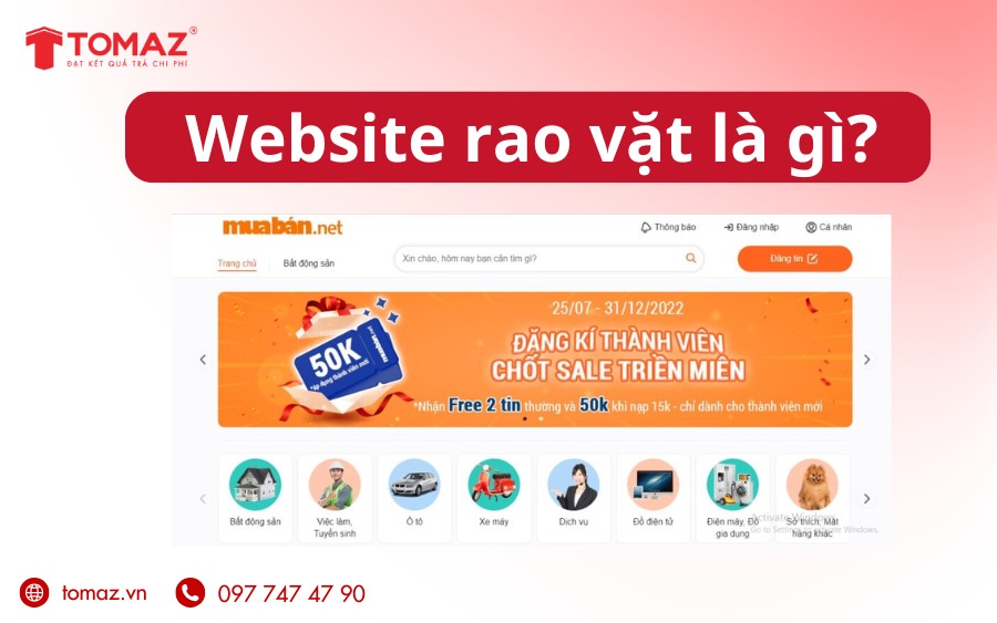 Website rao vặt là gì?