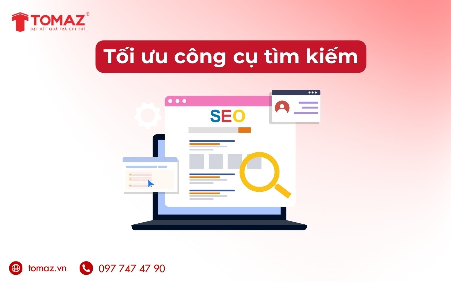 Tối ưu công cụ tìm kiếm.