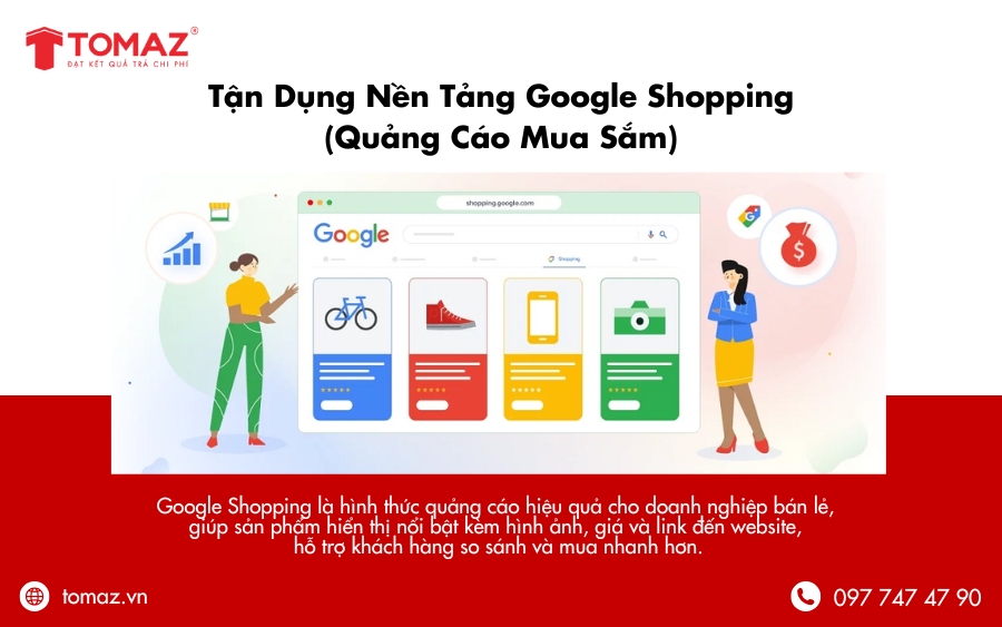  Cách quảng cáo website trên Google -  Tận dụng nền tảng Google Shopping