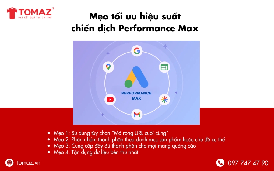Mẹo tối ưu hiệu suất của chiến dịch Performance Max hiệu quả