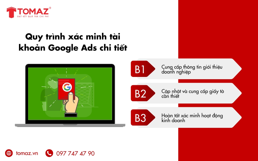Quy trình xác minh tài khoản Google Ads chi tiết