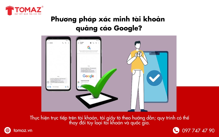 Phương pháp xác minh tài khoản quảng cáo Google Ads