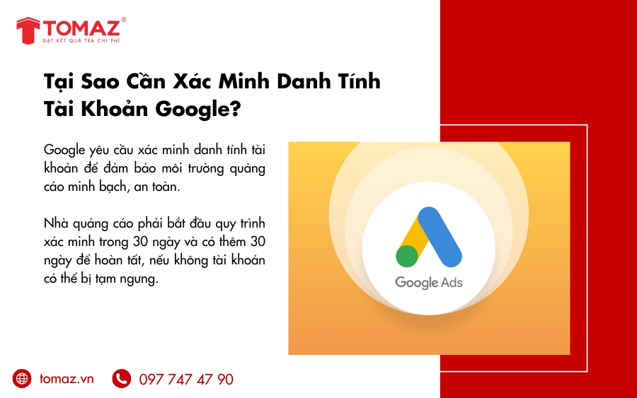 Tại sao cần xác minh danh tính tài khoản Google