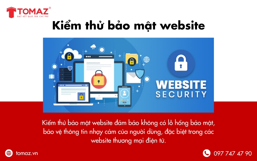 Quy trình kiểm thử website - Kiểm thử bảo mật website