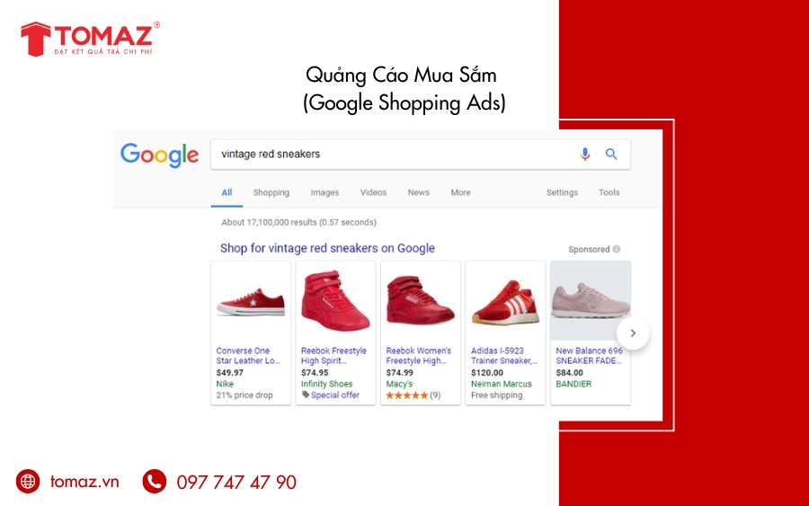 Các loại quảng cáo Google Ads phổ biến - Quảng cáo mua sắm
