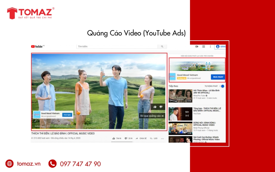 Các loại quảng cáo Google Ads phổ biến - Quảng cáo video