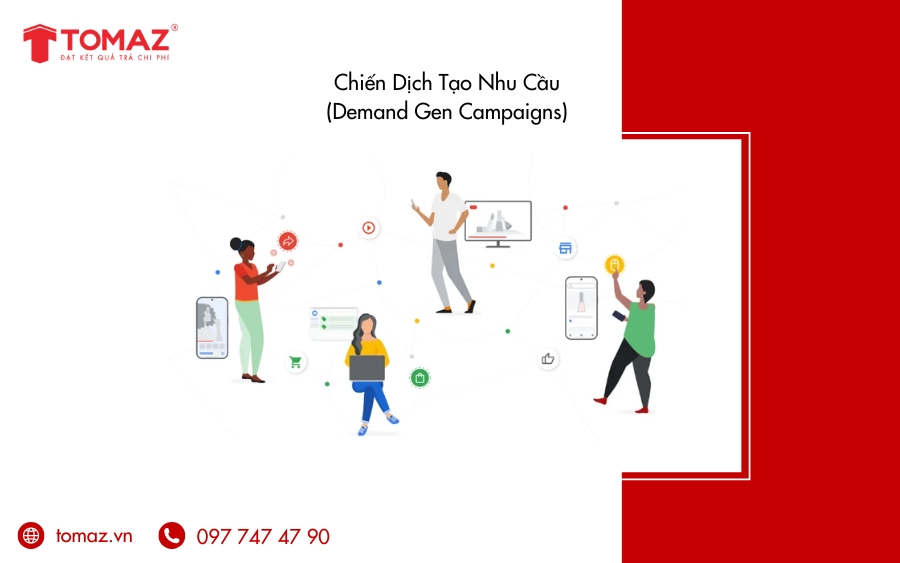 Các loại quảng cáo Google Ads phổ biến - Chiến dịch tạo nhu cầu