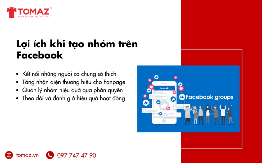 Lợi ích khi tạo nhóm trên Facebook
