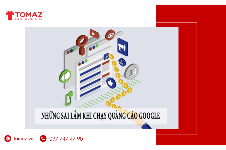 Những sai lầm khi chạy quảng cáo Google