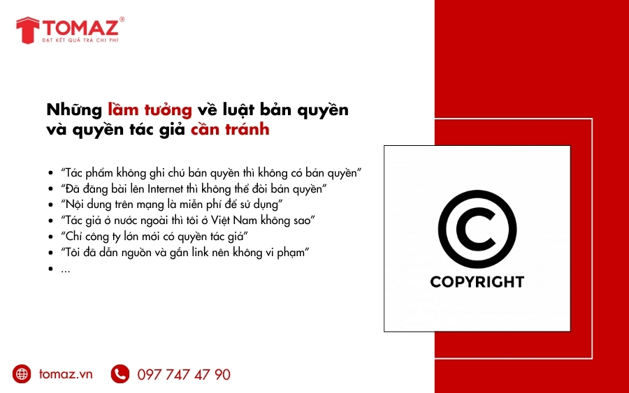 Những lầm tưởng phổ biến về luật bản quyền và quyền tác giả cần tránh