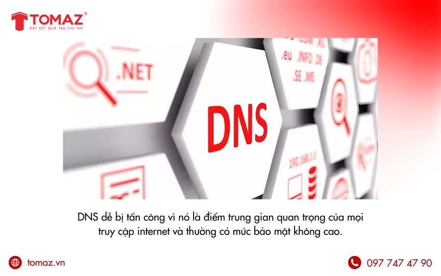 Vì sao DNS là mục tiêu dễ bị tấn công?