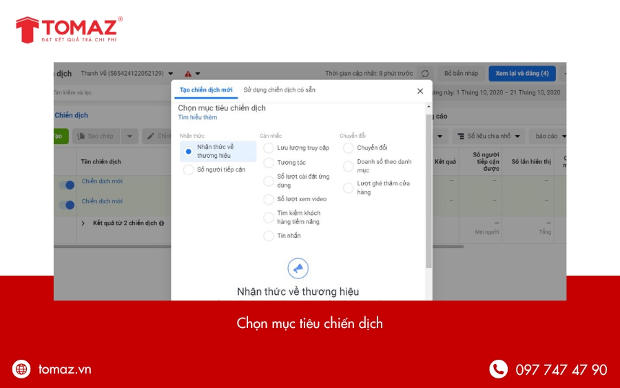 Chọn mục tiêu chiến dịch