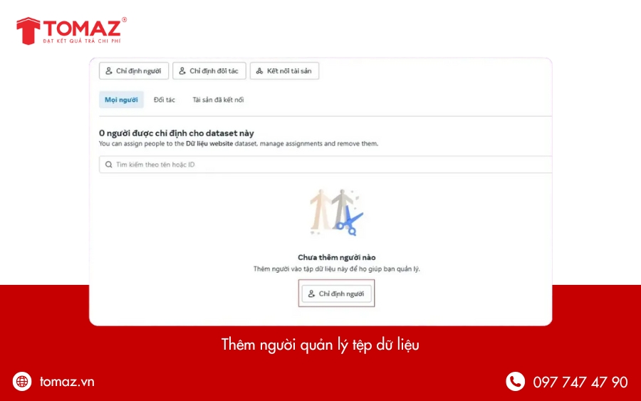 Thêm người quản lý tệp dữ liệu