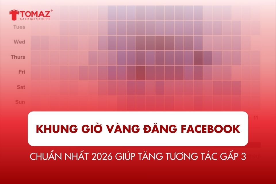 Khung Giờ vàng đăng Facebook chuẩn nhất 2026 giúp tăng tương tác gấp 3