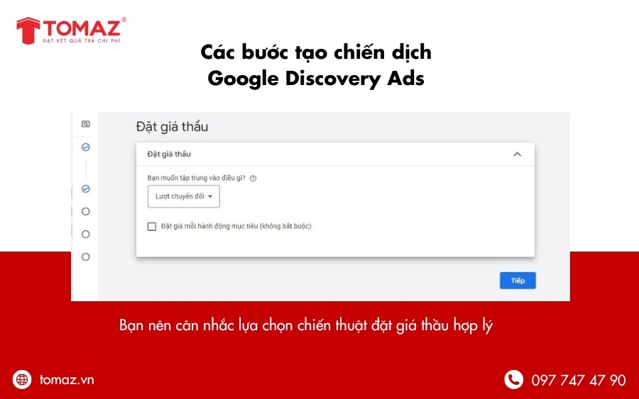 Chọn loại chiến dịch Discovery (Khám phá)