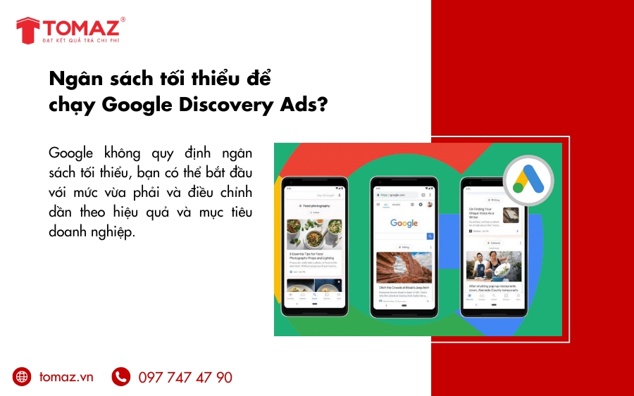 Bạn có thể bắt đầu với ngân sách nhỏ phù hợp tài chính của doanh nghiệp