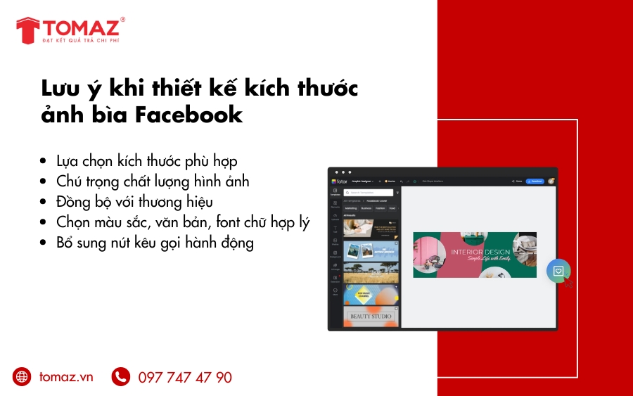 Những lưu ý quan trọng khi thiết kế kích thước ảnh bìa Facebook