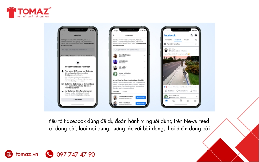 Các yếu tố Facebook sử dụng để dự đoán hành vi người dùng trên News Feed là gì