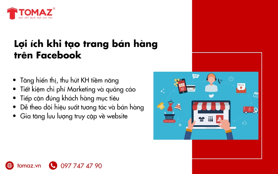 Lợi ích khi tạo trang bán hàng trên Facebook cho doanh nghiệp & cá nhân