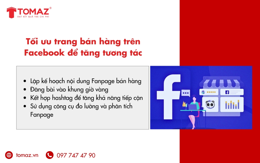 Cách tối ưu trang bán hàng trên Facebook để tăng tương tác