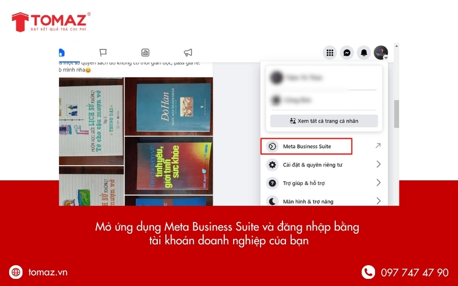 Đăng nhập Meta Business Suite