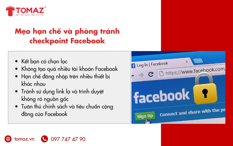 Mẹo hạn chế và phòng tránh checkpoint Facebook hiệu quả lâu dài