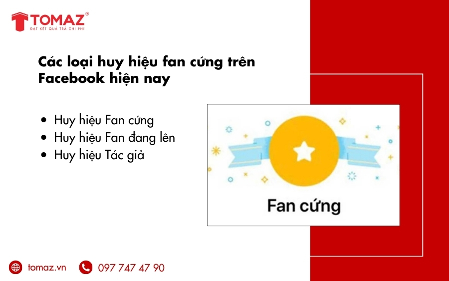 Các loại huy hiệu fan cứng trên Facebook là gì?