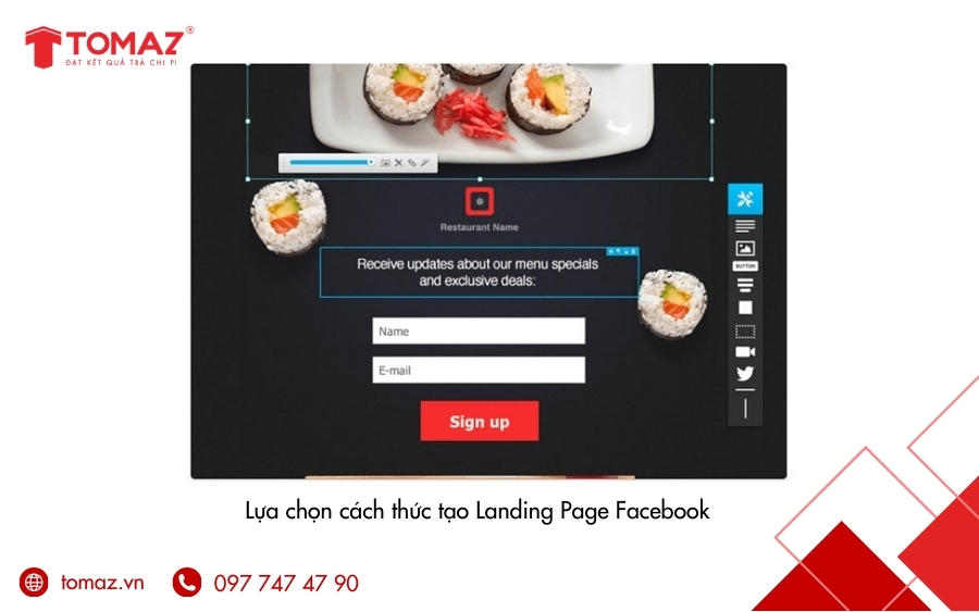 Bí quyết thiết kế Landing Page Facebook Ads tối ưu chuyển đổi - Chọn cách thức tạo landing page